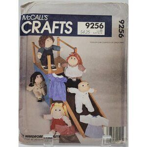 McCall's 16" Doll Clothes Pattern #9256 Factory Folded